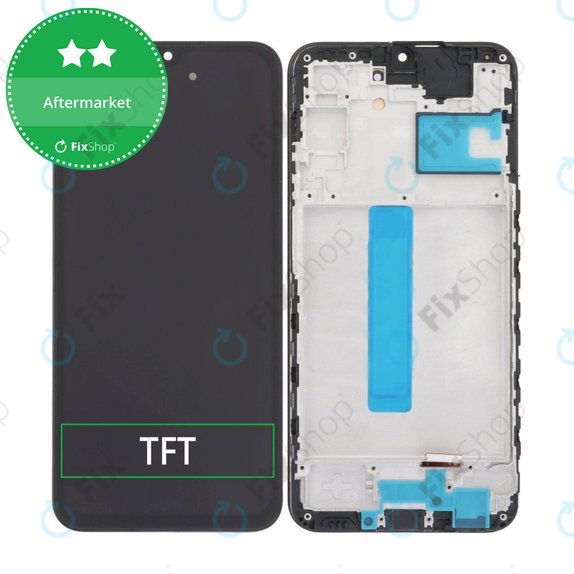 Συγκρότημα οθόνης για Samsung A25, A256B, Brave Black, Aftermarket