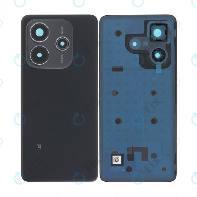 Καπάκι Μπαταρίας Πλήρες για Xiaomi Redmi Note 14 5G 24094RAD4G | Μαύρο, Black