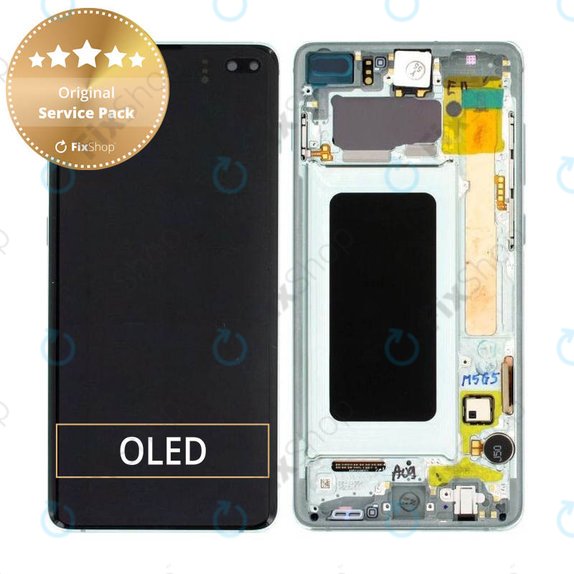Συγκρότημα οθόνης για Samsung S10 Plus, G975F, GH82-18849E, GH82-18834E, GH82-18857E, Prism Green, Service Pack