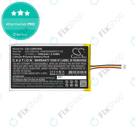 Μπαταρία για Logitech G913, G913 TKL, G915, G915TKL, 1500mAh, Li-Pol, 3.7V, 533-000152, HQ