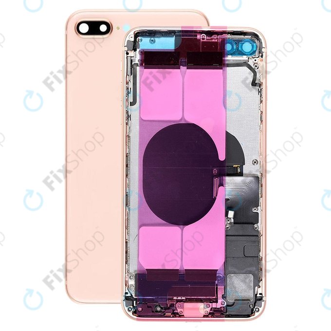 Πίσω Κάλυμμα με Μικρά Ανταλλακτικά για iPhone 8 Plus | Χρυσαφί | Gold