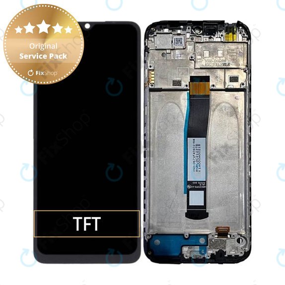 Συγκρότημα οθόνης για Xiaomi Redmi 10C, 220333QAG, 220333QBI, Graphite Gray, Service Pack