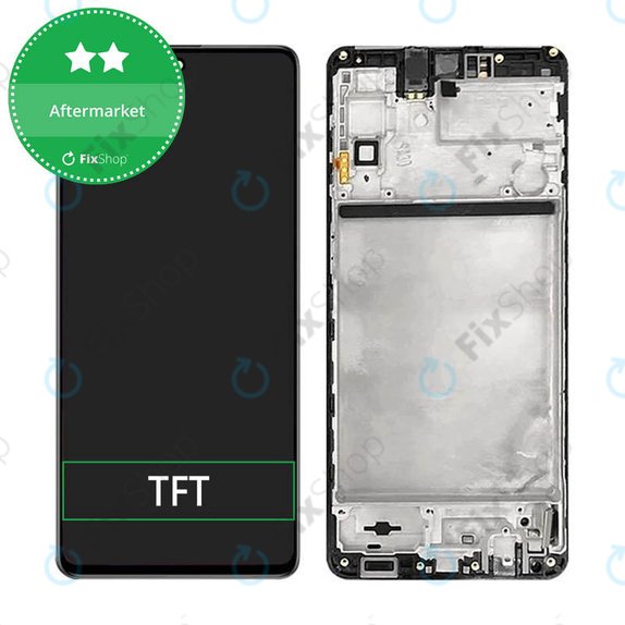 Συγκρότημα οθόνης για Samsung M51, M515F, Celestial Black, Aftermarket