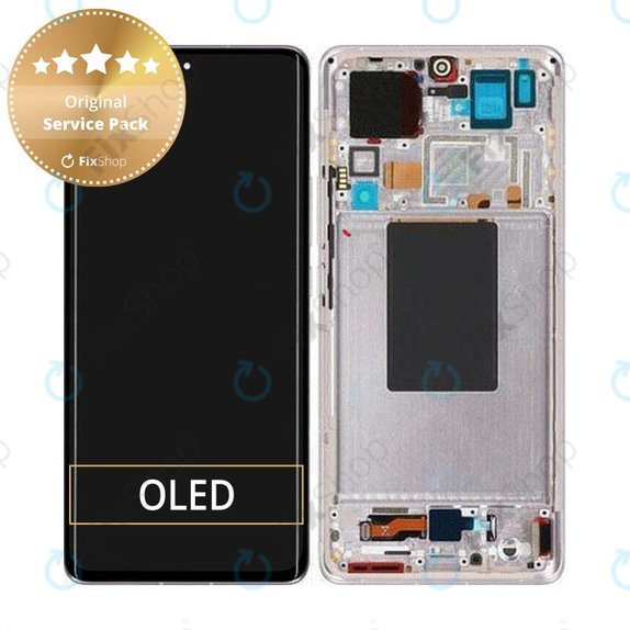 Συγκρότημα οθόνης για Xiaomi 12 Pro, 2201122C, 2201122G, Purple, Service Pack