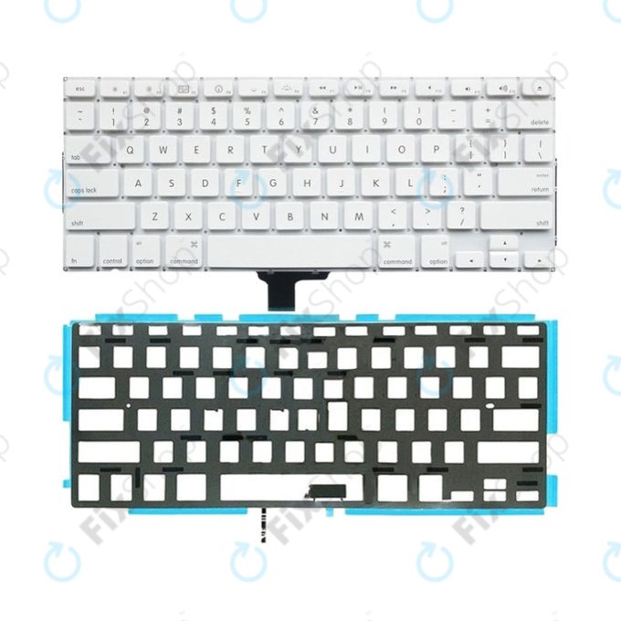 Πληκτρολόγιο + Backlight US για MacBook 13" A1342 (Τέλη 2009 - Μέσα 2011)