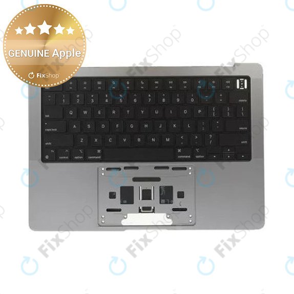 Άνω πλαίσιο πληκτρολογίου για MacBook Pro 14", A2442 (2021), A2779 (2023), με πληκτρολόγιο US και μπαταρία, Space Gray, 661-32210, Genuine Apple