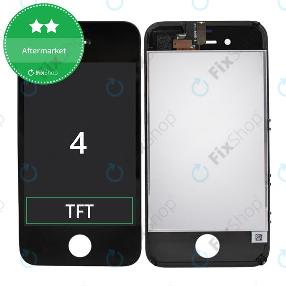Οθόνη για iPhone 4, Black, Αφής με πλαίσιο