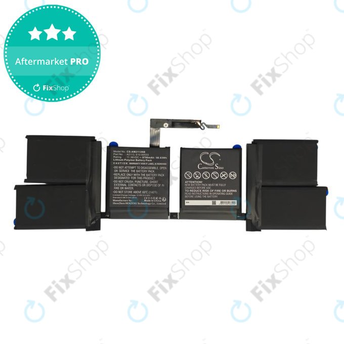 Μπαταρία για MacBook Pro 16", 2019, A2141, A2113, 8700mAh, HQ