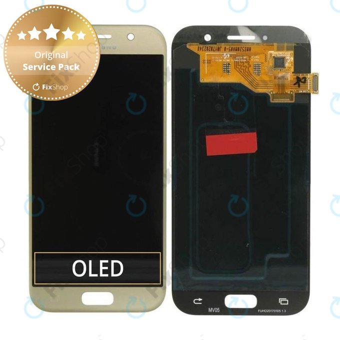 LCD Display με Touch Screen για Samsung A5 | A520F | 2017 | GH97-19733B | GH97-20135B | Gold Sand | Service Pack