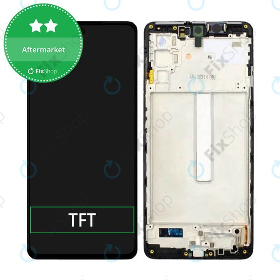 Συγκρότημα οθόνης για Samsung M52 5G, M526B, Black, Aftermarket
