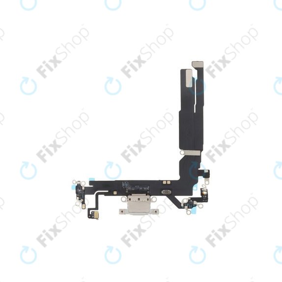 Επαφές Φόρτισης + Καλώδιο Flex για iPhone 16 | Λευκό | White