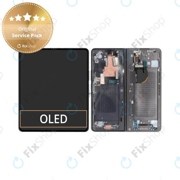 Συγκρότημα οθόνης για Samsung Z Fold 5, F946B, Gray, Service Pack