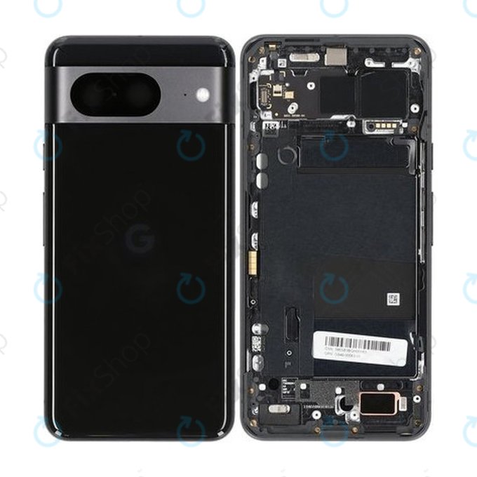 Καπάκι Μπαταρίας για Google Pixel 8 GKWS6 G9BQD | G949-00563-01 | Obsidian | Genuine Service Pack