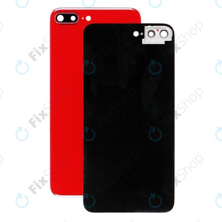 Πίσω Κάλυμμα Γυαλί με Θήκη Κάμερας για iPhone 8 Plus | Red
