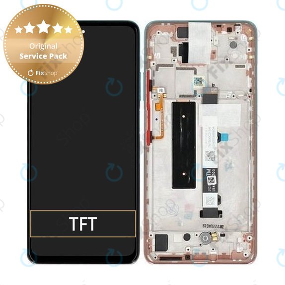 Συγκρότημα οθόνης για Xiaomi Mi 10T Lite 5G, Rose Gold Beach, Service Pack