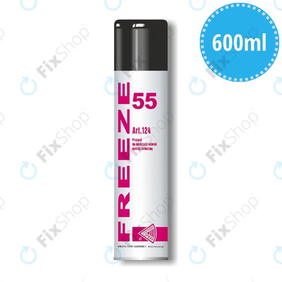 Σπρέι Ψύξης Freeze 55 - -55°C (Εύφλεκτο, Μη Αγωγιμό) - 600ml