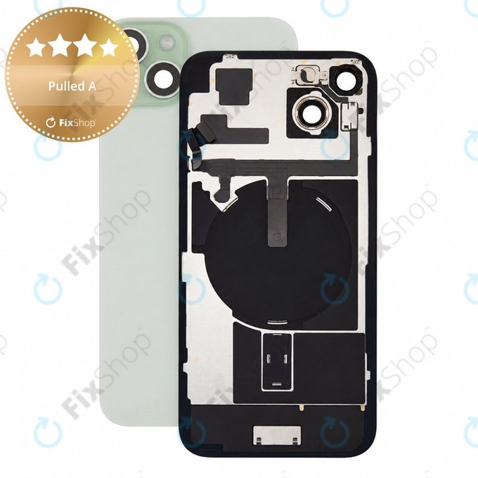 Γυαλί πίσω περιβλήματος για iPhone 15 Plus, Green, Pulled A