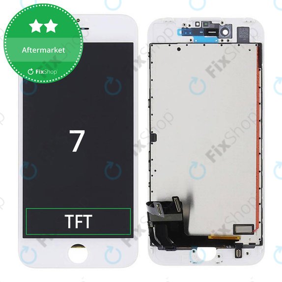 Οθόνη για iPhone 7, White, Αφής με πλαίσιο