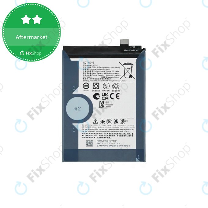 Battery για Nothing CMF Phone 1 | Phone (2a) Plus | NT03 | 5000mAh