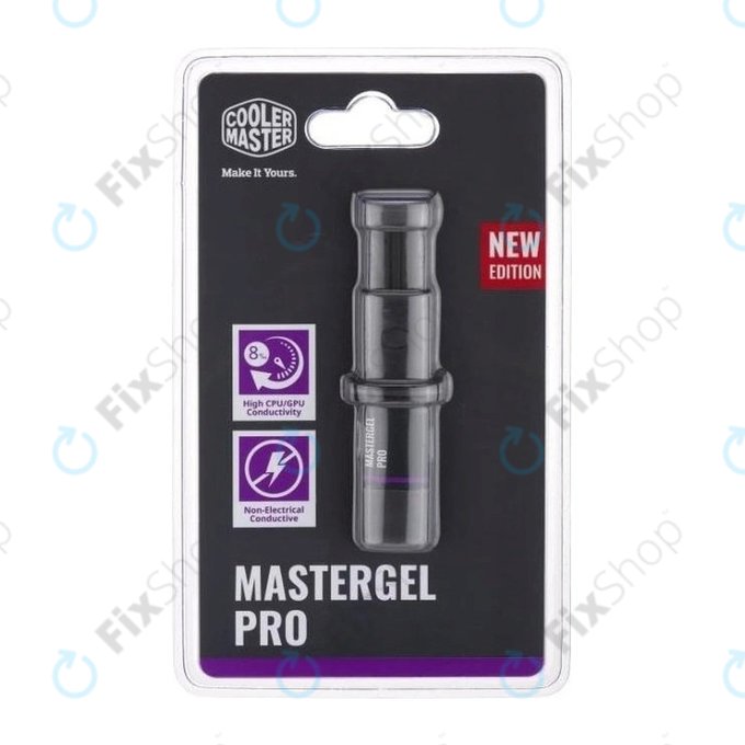 Θερμοαγώγιμη πάστα MasterGel Pro V2 για CPU, 4g, γκρι