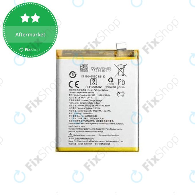 Μπαταρία για OnePlus 6T, OnePlus 7, BLP685, 3700mAh